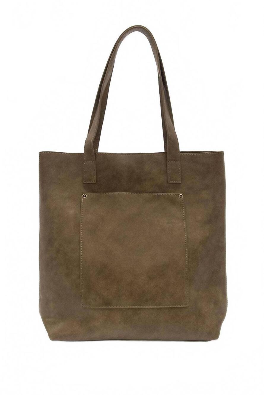 NEW JOY SUSAN women's charlie north south tote in sepia